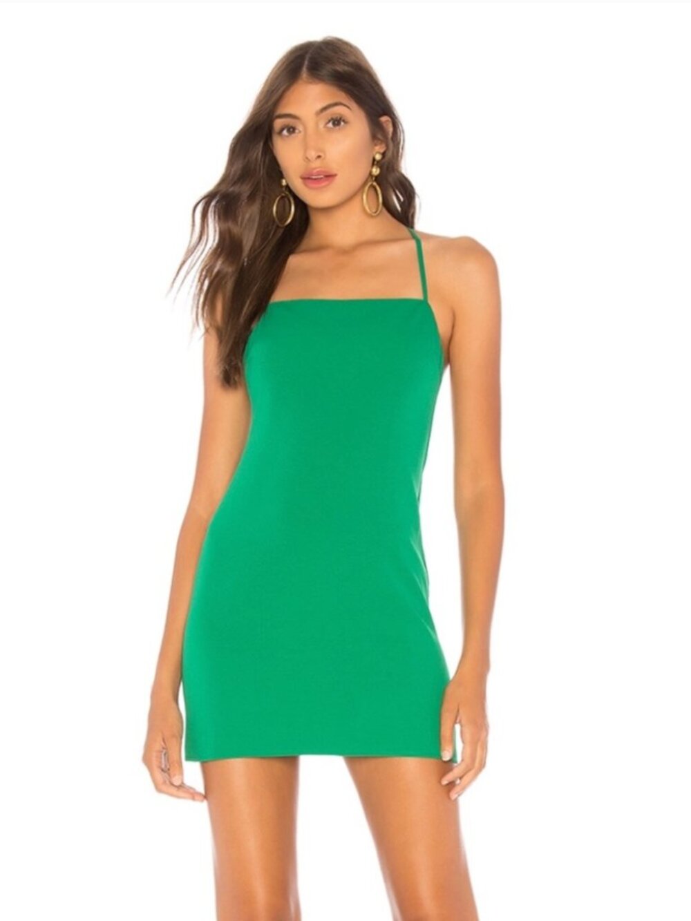 Lovers + Friends Asha Mini Dress Green Small NWT